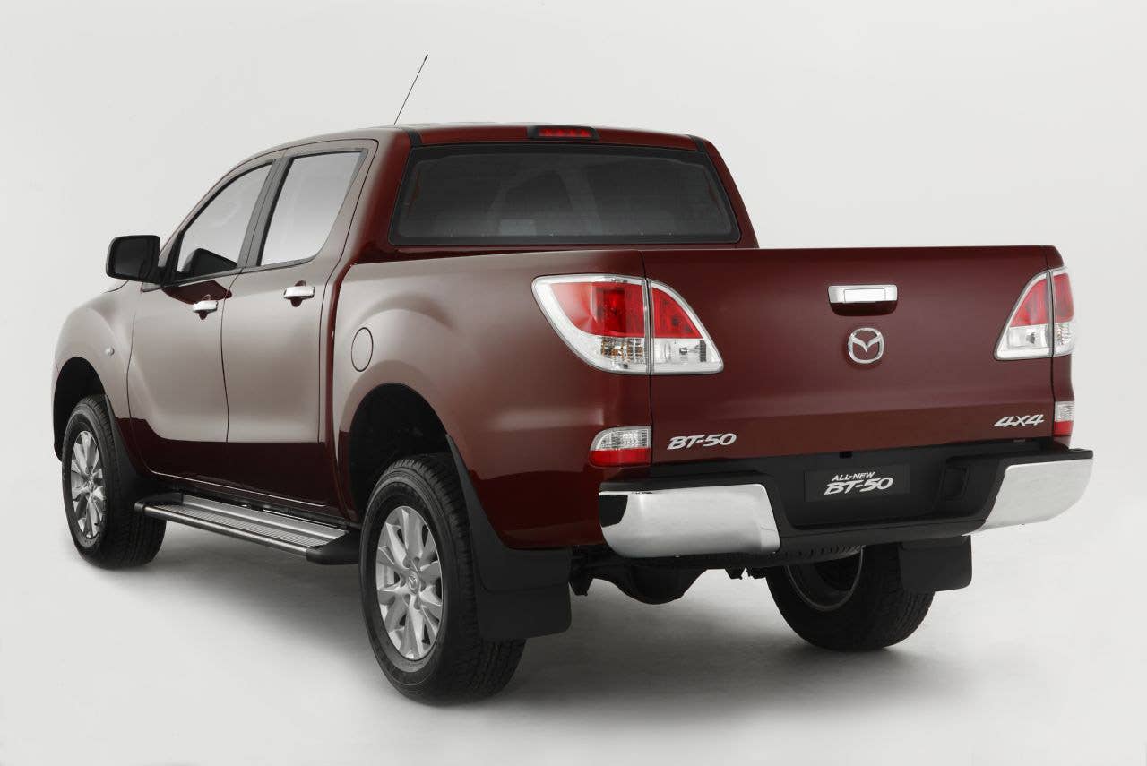 2011 Mazda BT-50 rear 3/4