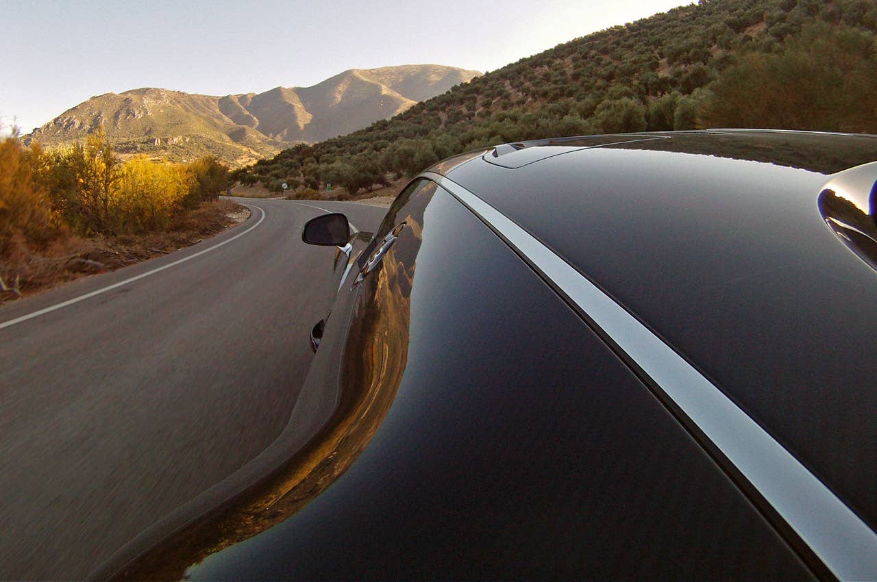 2011 Bugatti Veyron Super Sport driving