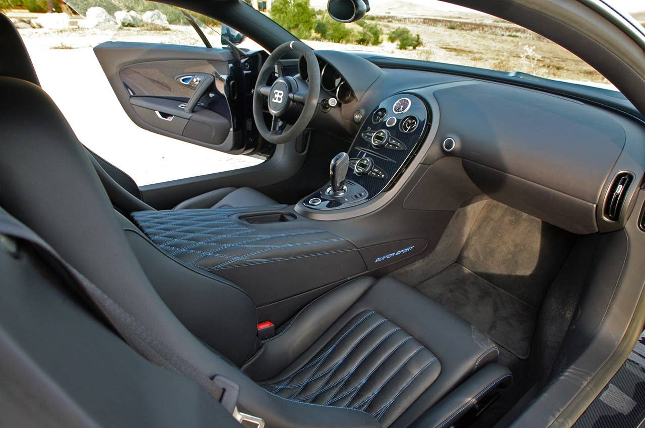 2011 Bugatti Veyron Super Sport interior