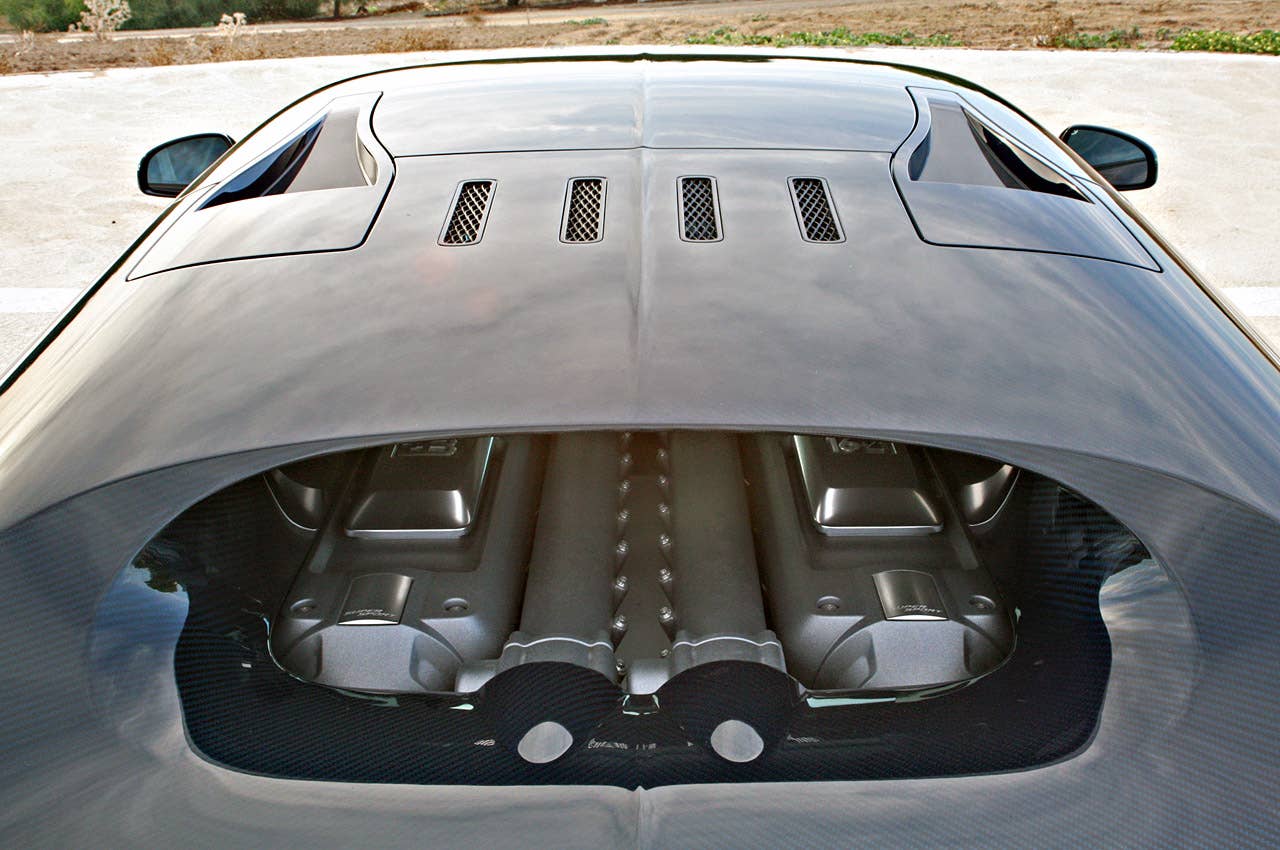 2011 Bugatti Veyron Super Sport roof