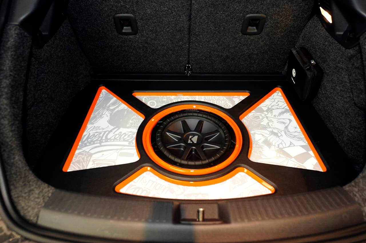 A "tricked-out" Geek Squad Geekmobile, featuring interior and exterior modifications by West Coast Customs, was delivered Friday, Dec. 7, 2012 in Brooks, Ky., just outside of Louisville. The Geekmobile will take up residence in the tech repair facility's museum and be featured in an episode of "Inside West Coast Customs". (Photo by Joe Imel/Invision for Best Buy/AP Images)