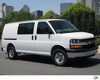 MSRP: $28,835 Average % Off MSRP: 8.7% Average Discount: $2,508 National Average Selling Price: $26,327 Get the Guaranteed Best Price in your area on the Chevrolet Express Chevrolet's rear-wheel or all-wheel drive Express 1500 passenger and cargo vans provide a rugged and durable means of transporting several passengers or a large payload of cargo. The Express 1500 cargo and passenger vans have a 135-inch wheelbase and offers both rear-wheel drive and all-wheel drive models. Two Vortec engines are available for the Express 1500 lineup: a 195-hp 4.3-liter V6 available on the rear-wheel drive cargo van only and a 310-hp E85 FlexFuel 5.3-liter V8. Research the Chevrolet Express Chevrolet Express Photos & Information Chevrolet Express Best Deals Chevrolet Express Local Dealer Price Quote