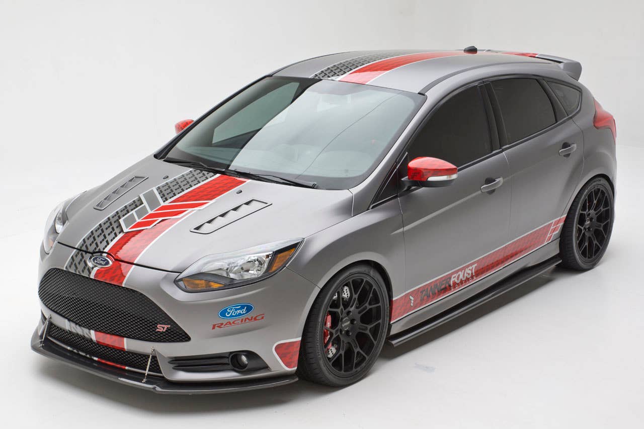 Tanner Foust Cobb Ford Focus ST front 3/4