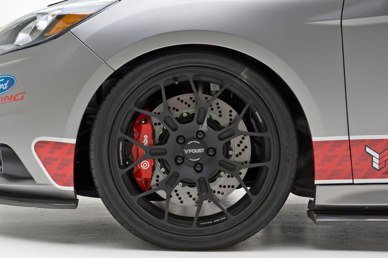 Tanner Foust Cobb Ford Focus ST wheels