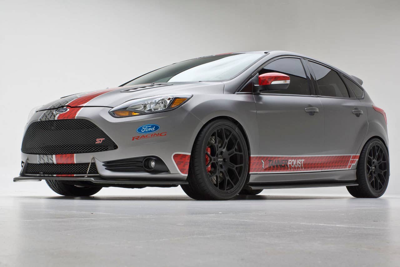 Tanner Foust Cobb Ford Focus ST front 3/4