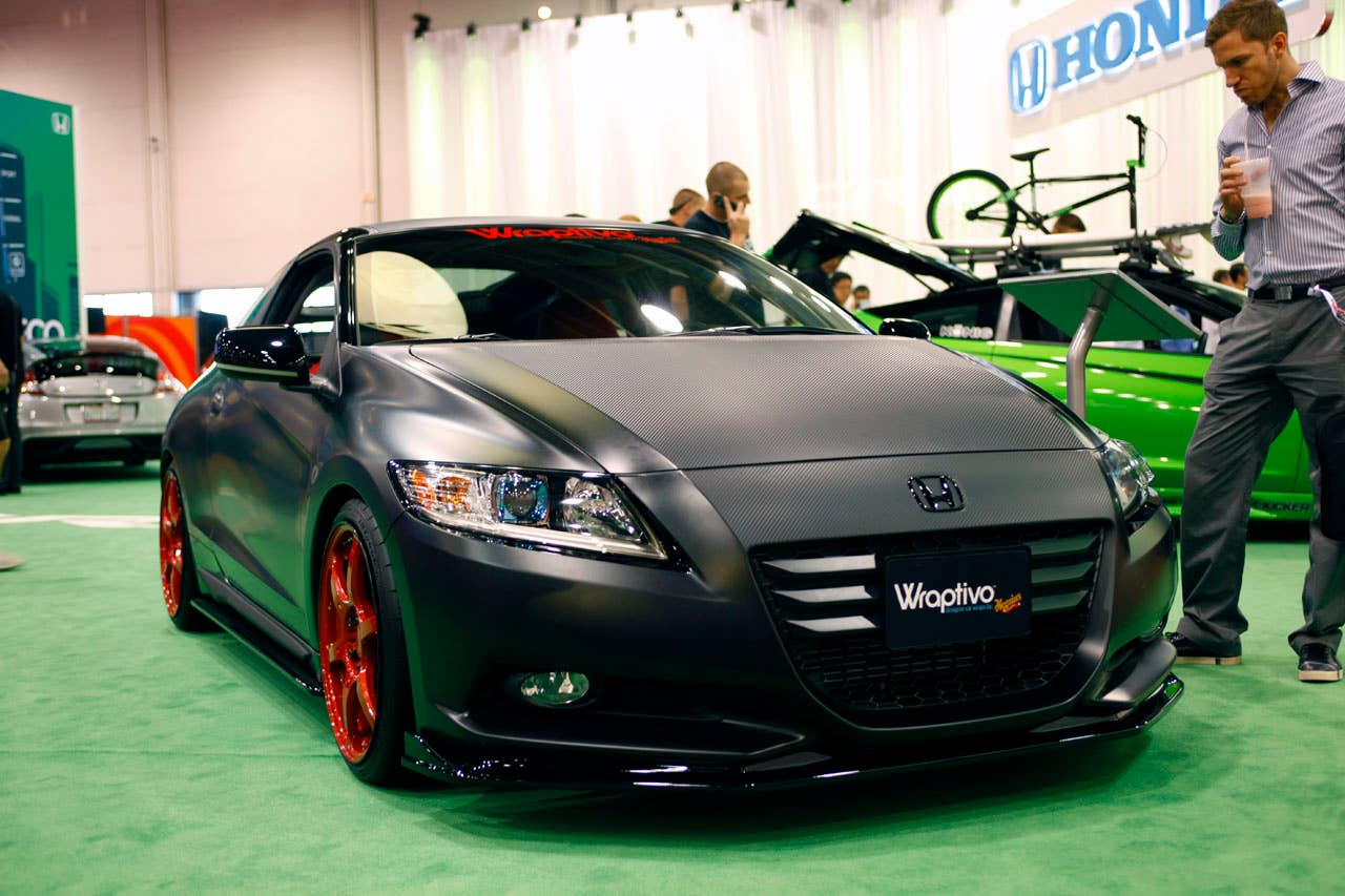 Wraptivo Honda CR-Z front 3/4