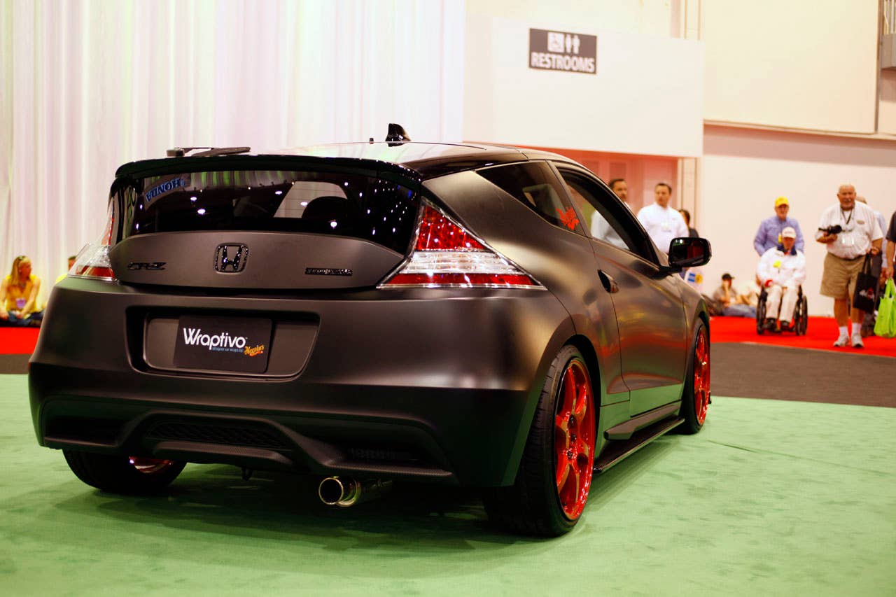 Wraptivo Honda CR-Z rear 3/4