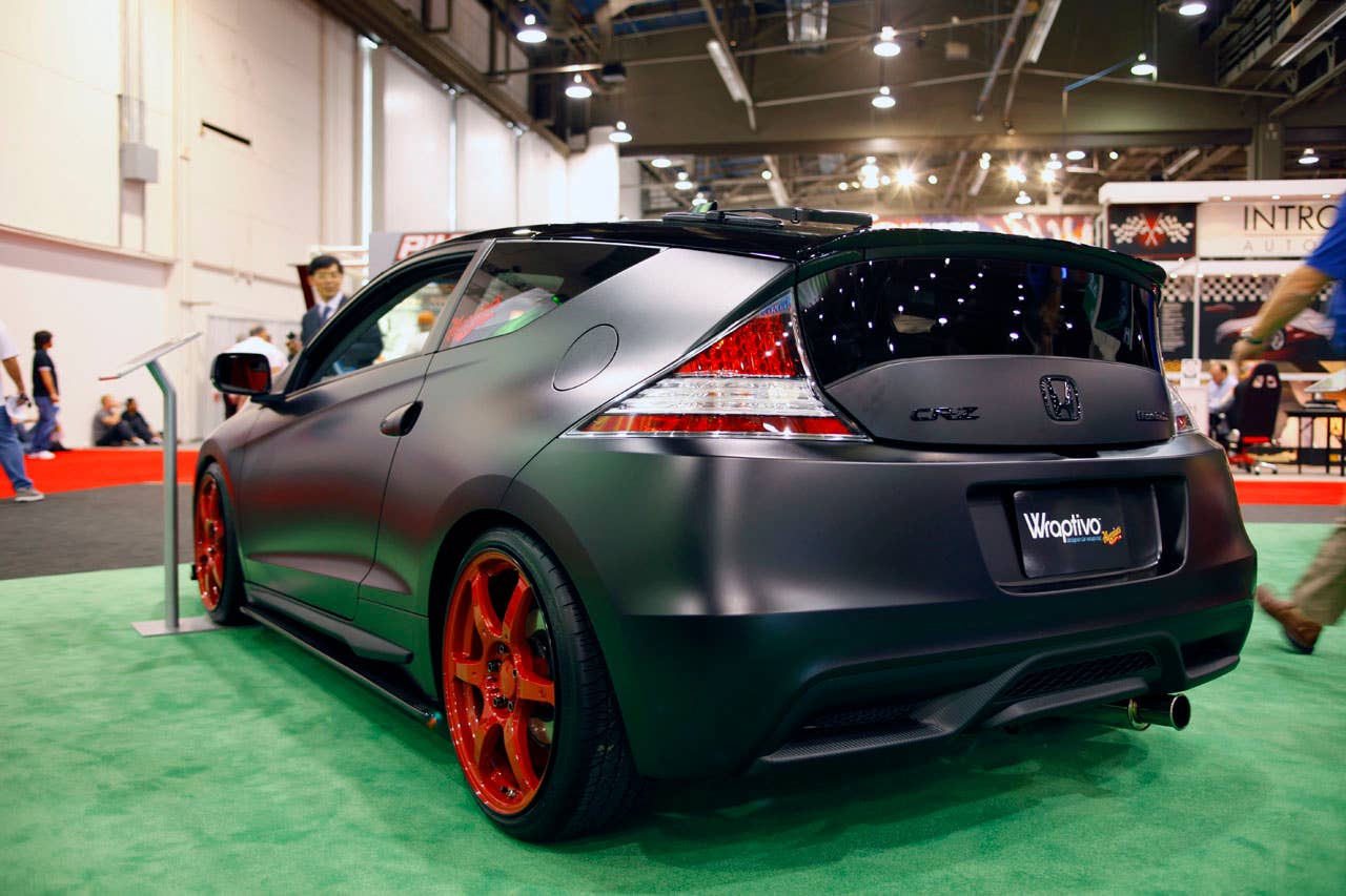 Wraptivo Honda CR-Z rear 3/4