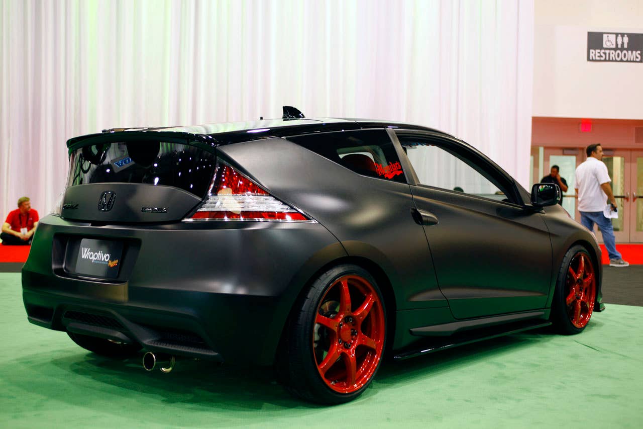 Wraptivo Honda CR-Z rear 3/4
