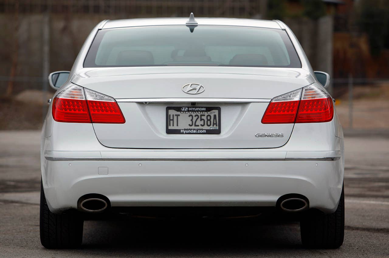 2011 Hyundai Genesis Sedan rear view