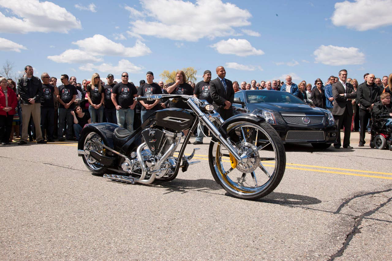 Paul Junior's Cadillac-inspired motorcycle