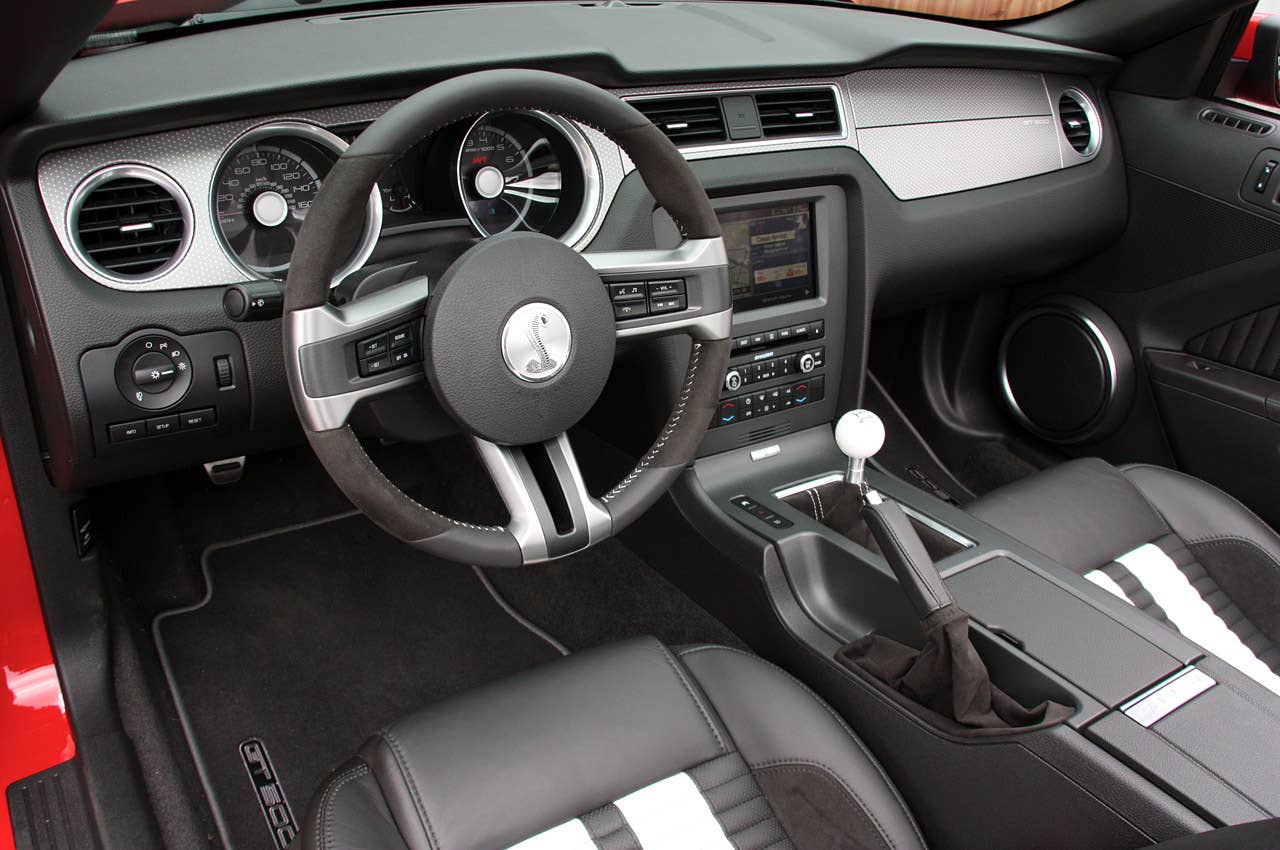 2011 Ford Shelby GT500 Convertible interior