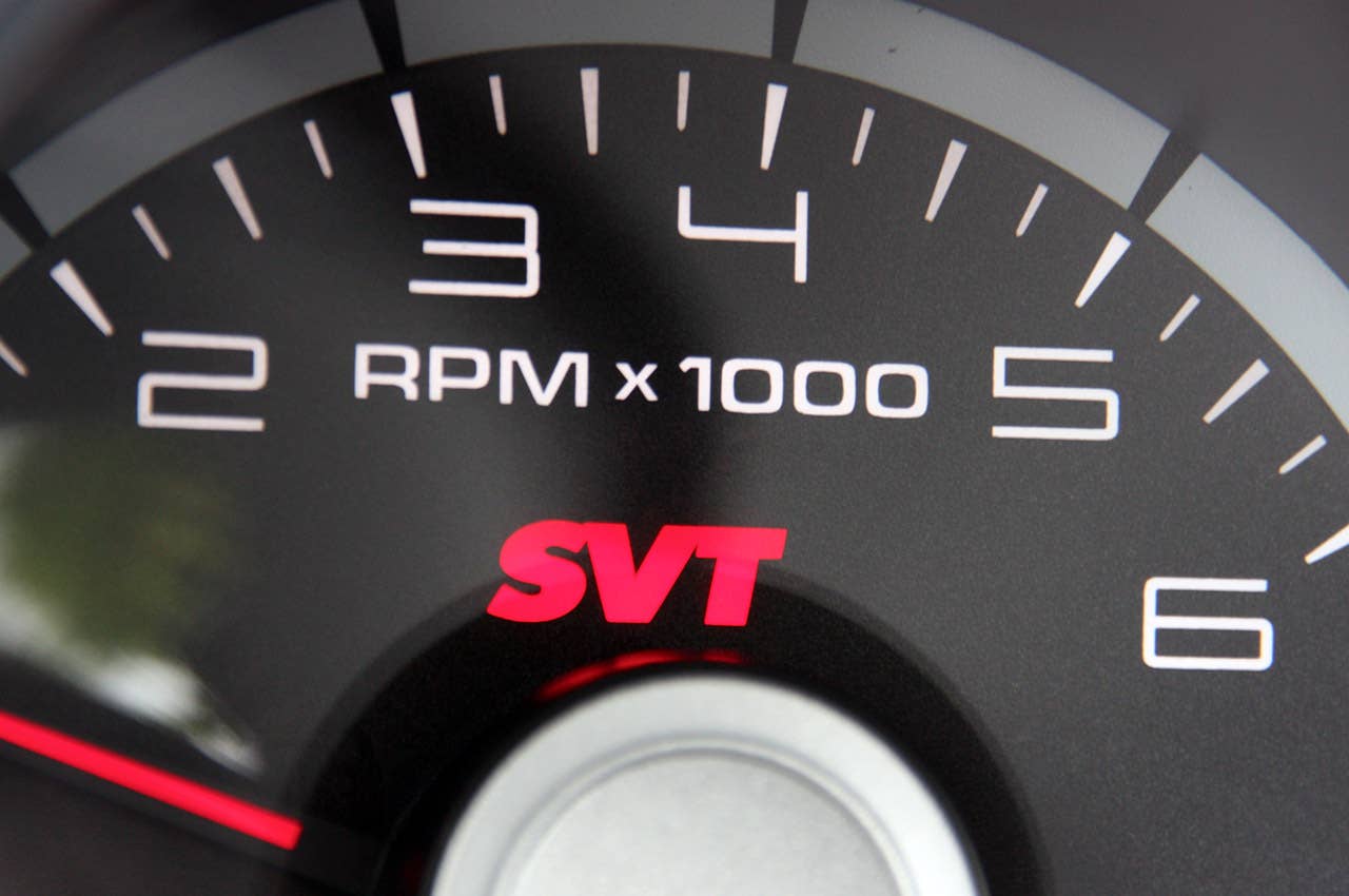 2011 Ford Shelby GT500 Convertible tachometer
