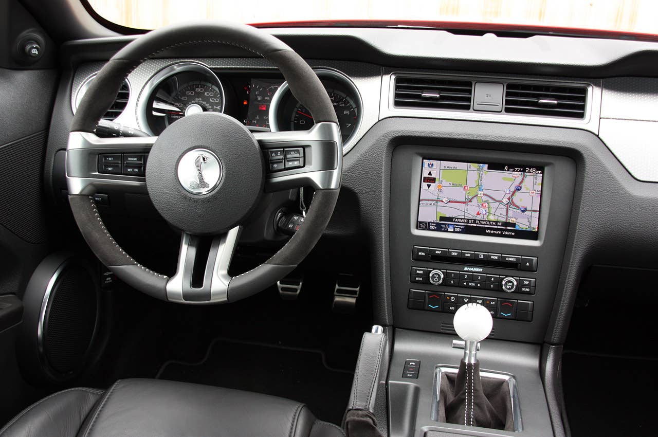 2011 Ford Shelby GT500 Convertible interior