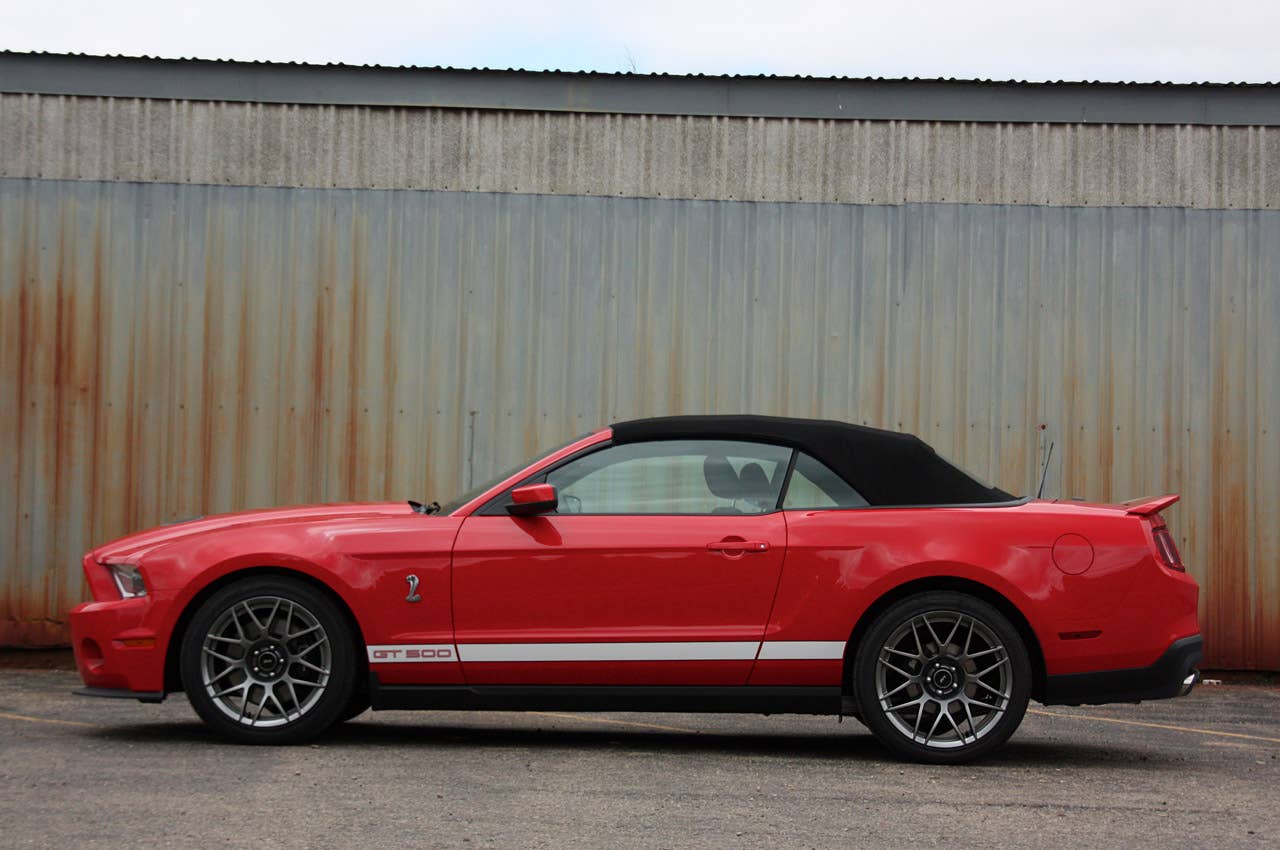 2011 Ford Shelby GT500 Convertible side view