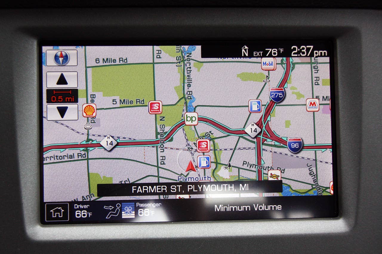 2011 Ford Shelby GT500 Convertible navigation system