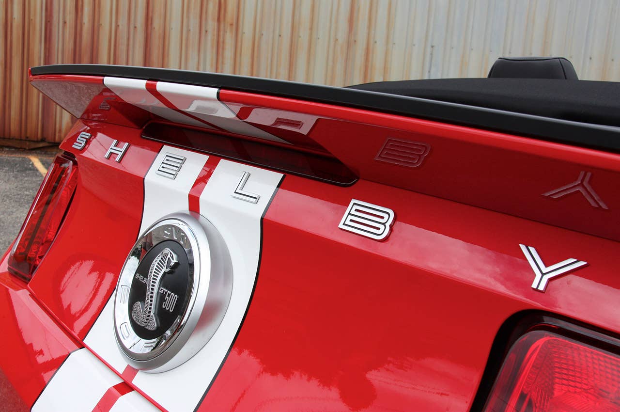 2011 Ford Shelby GT500 Convertible rear detail