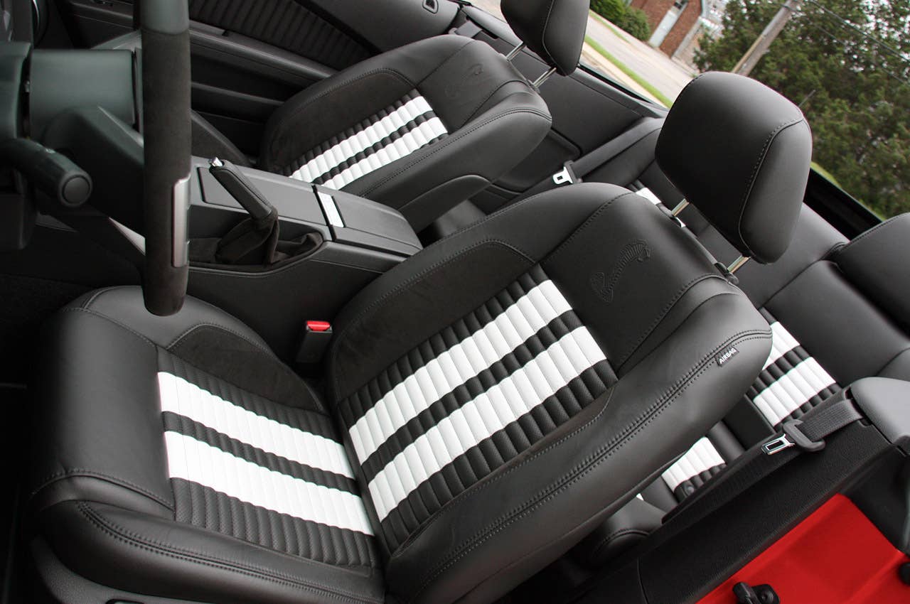 2011 Ford Shelby GT500 Convertible front seats