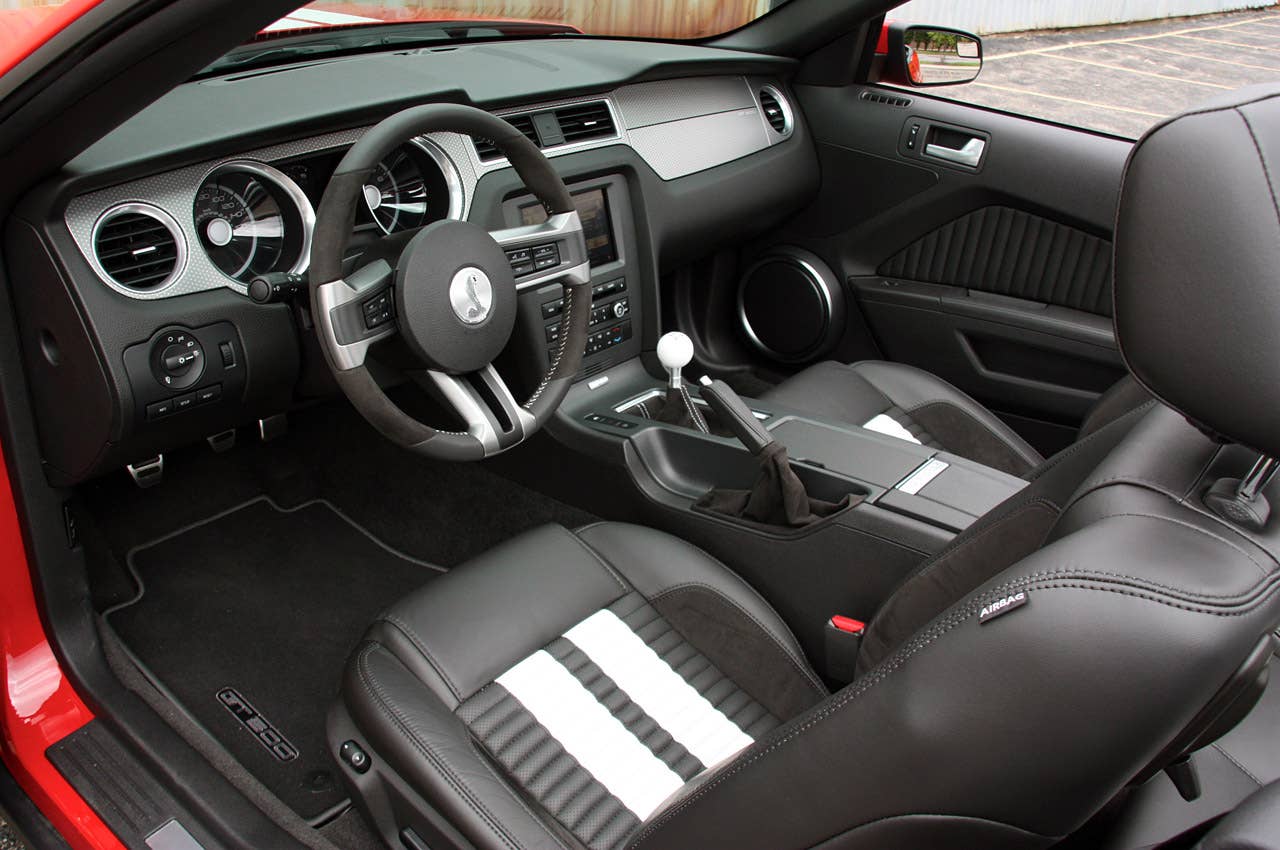 2011 Ford Shelby GT500 Convertible interior
