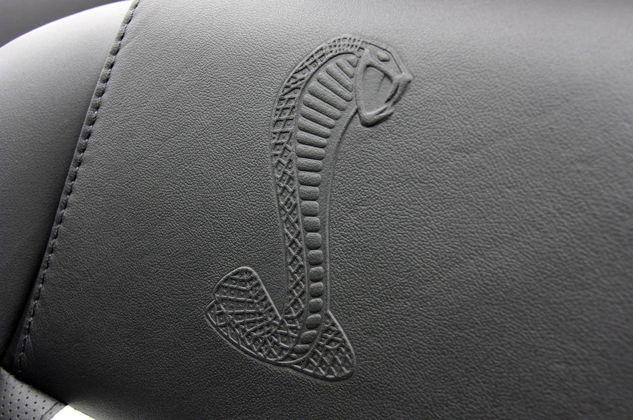 2011 Ford Shelby GT500 Convertible seat emblem
