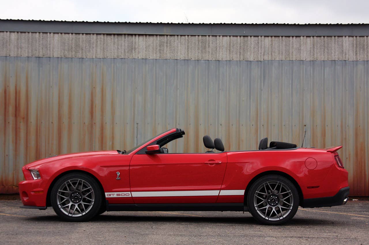 2011 Ford Shelby GT500 Convertible side view