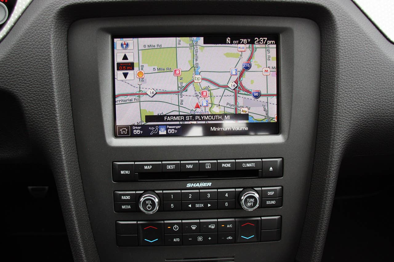 2011 Ford Shelby GT500 Convertible instrument panel