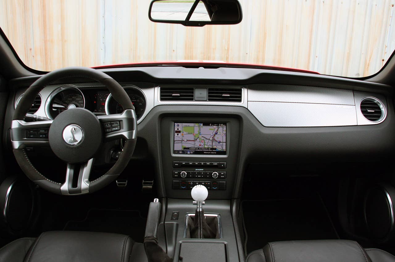 2011 Ford Shelby GT500 Convertible interior