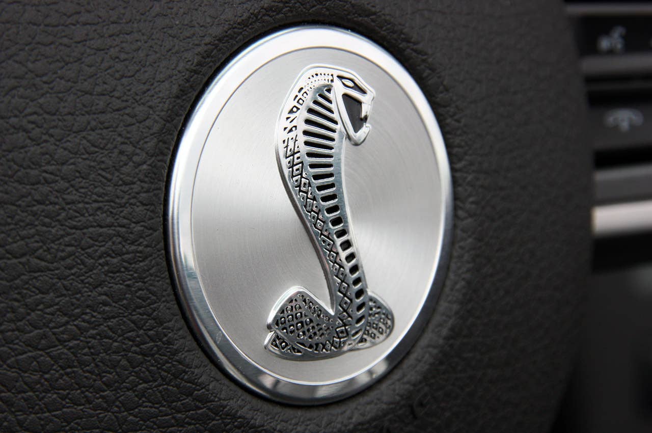 2011 Ford Shelby GT500 Convertible steering wheel emblem