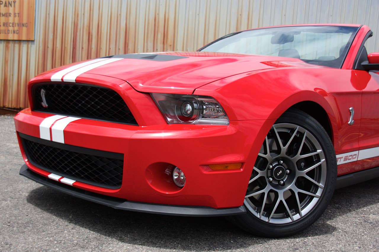 2011 Ford Shelby GT500 Convertible front detail