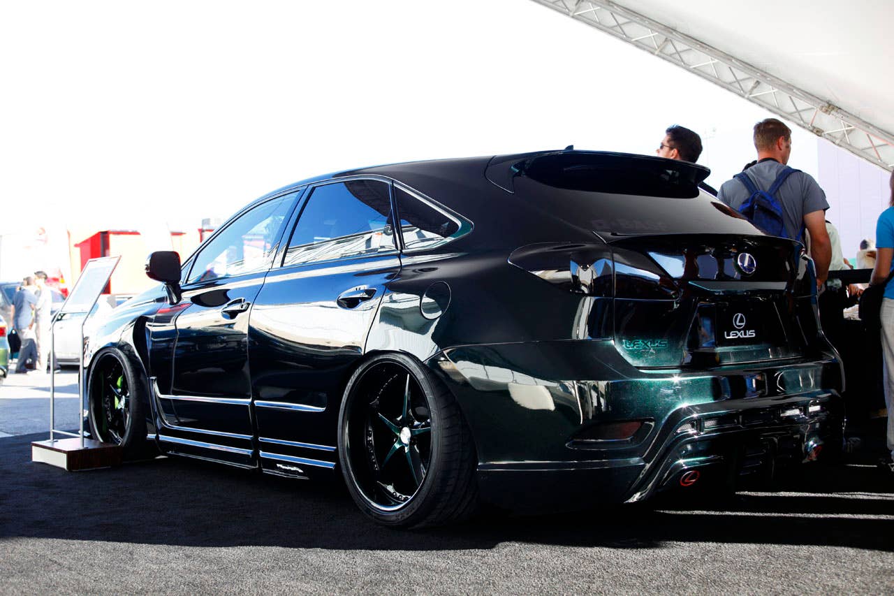 Lexus RX 450h by Paul Tolson rear 3/4