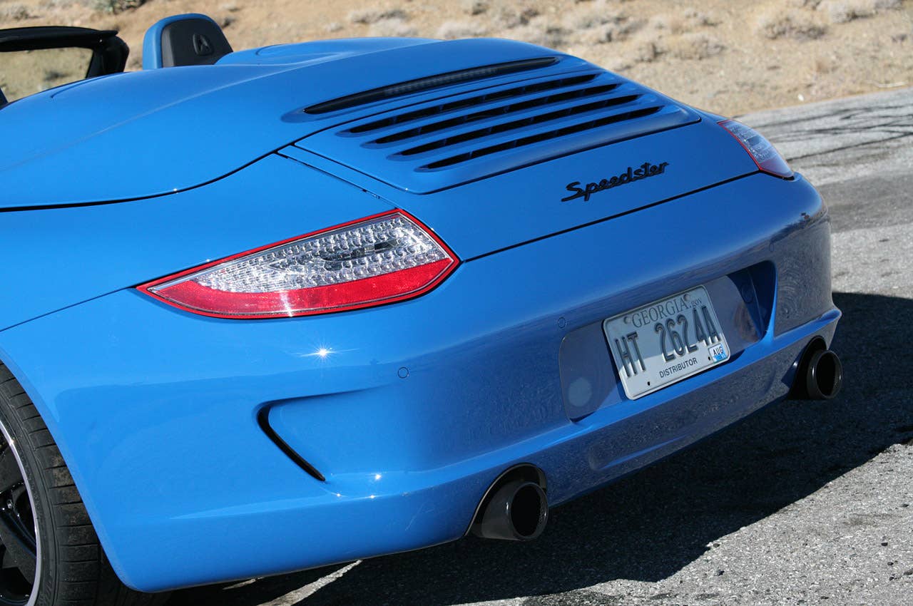 2011 Porsche 911 Speedster rear detail