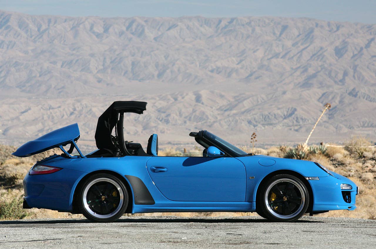 2011 Porsche 911 Speedster side view