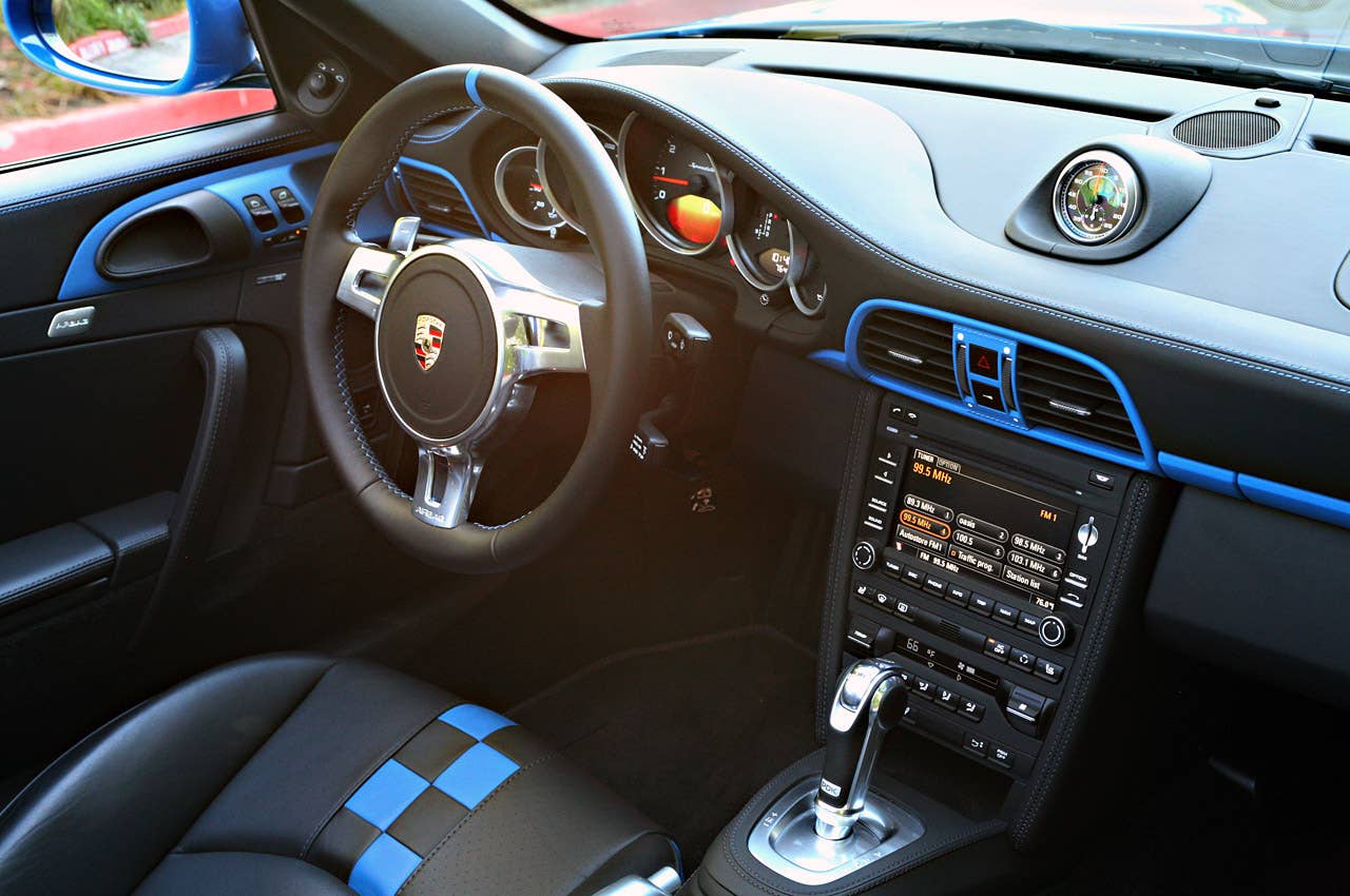 2011 Porsche 911 Speedster interior