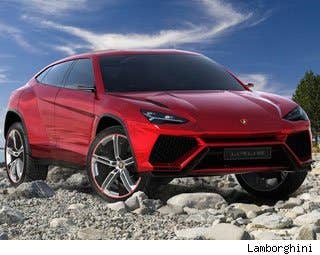 Engine: 5.2-liter V-10 Horsepower: 584 Price: Expect $200,000  Lightweight and super powerful, the Urus will definitely leave a mark with performance‘ute buyers looking for something out of the ordinary. This concept vehicle, assuming it will be built, could arrive by 2015. It would be sold as an "exclusive SUV," with Lamborghini only selling 3,000 a year.  Lamborghini, part of the Volkswagen Group, will also feature lots of carbon fiber and lightweight materials to help it go even faster.