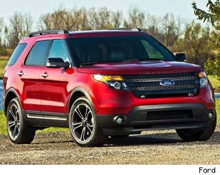 Engine: 3.5-liter twin turbocharged direct injection V-6 Horsepower: 350 Torque: 350 pound feet Price: Not released, expect $40,000+  Ford Motor Co. tried to dazzle people with its fuel sipping 2-liter I-4 EcoBoost engine that gave the 2012 Explorer up to 28 mpg on the highway with the redesigned Explorer.  But the newest edition to the family touts a 350 horsepower engine and four-wheel drive with an terrain selecting system that will make driving over any surface a breeze. Though the best thing to race this SUV on will likely be asphalt.