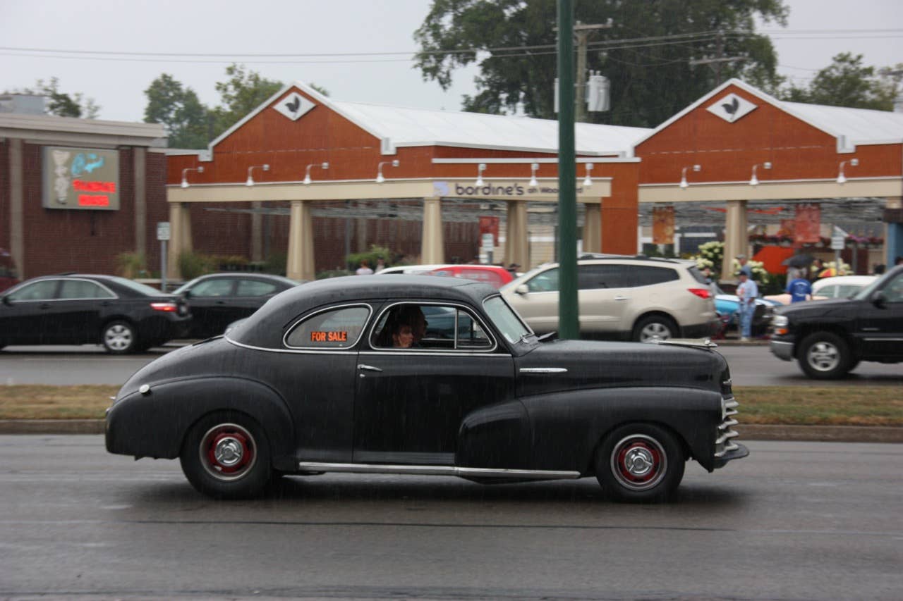 Custom painted street rod