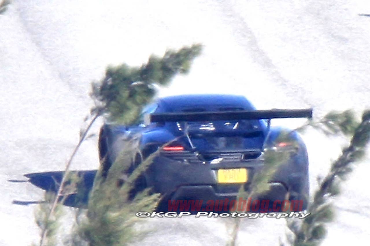 McLaren MP4-12C GT3 spy shots