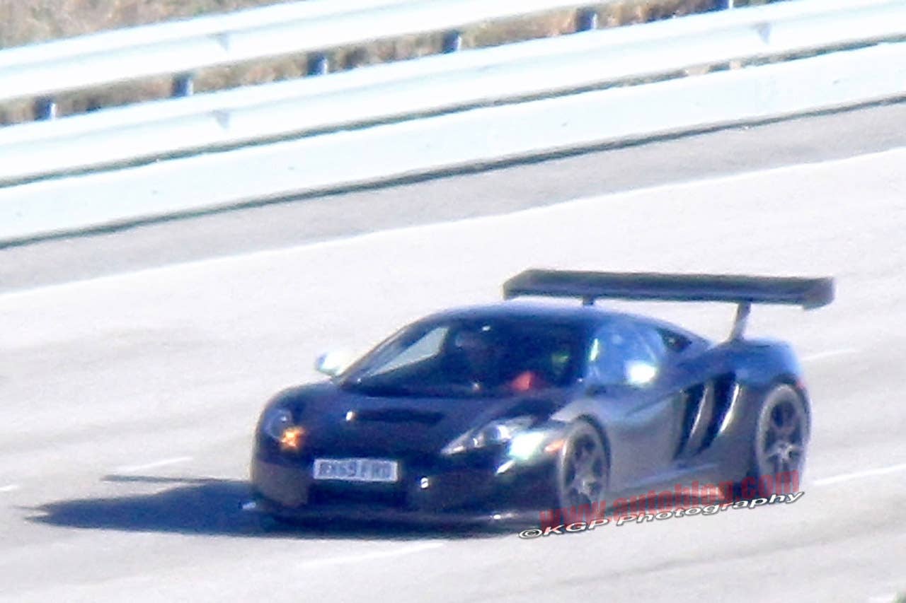McLaren MP4-12C GT3 spy shots