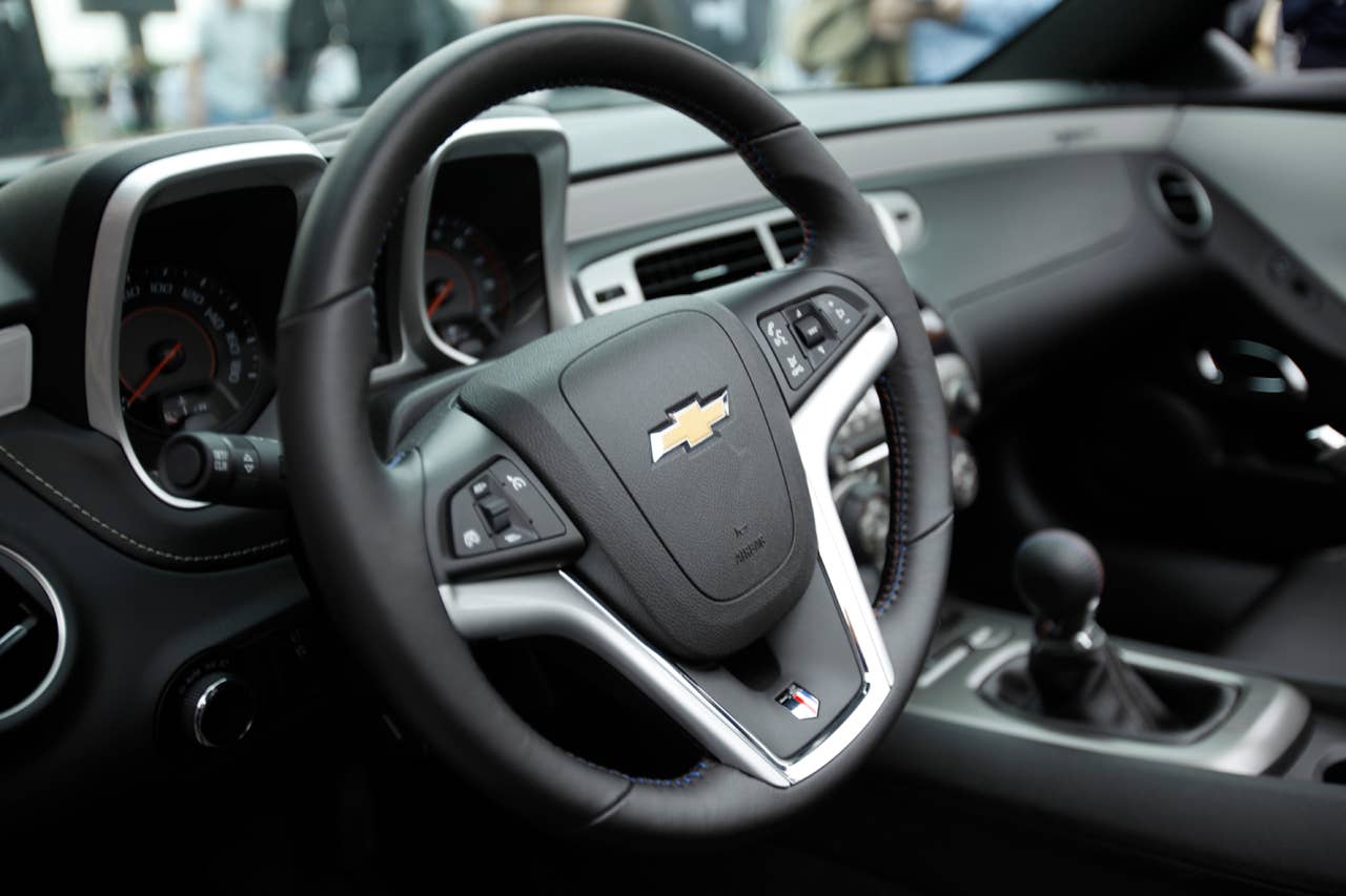 2012 Chevrolet Camaro 45th Anniversary Edition steering wheel