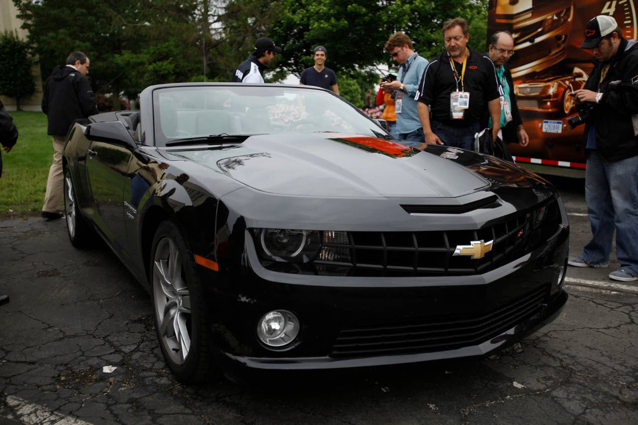 2012 Chevrolet Camaro 45th Anniversary Edition front 3/4