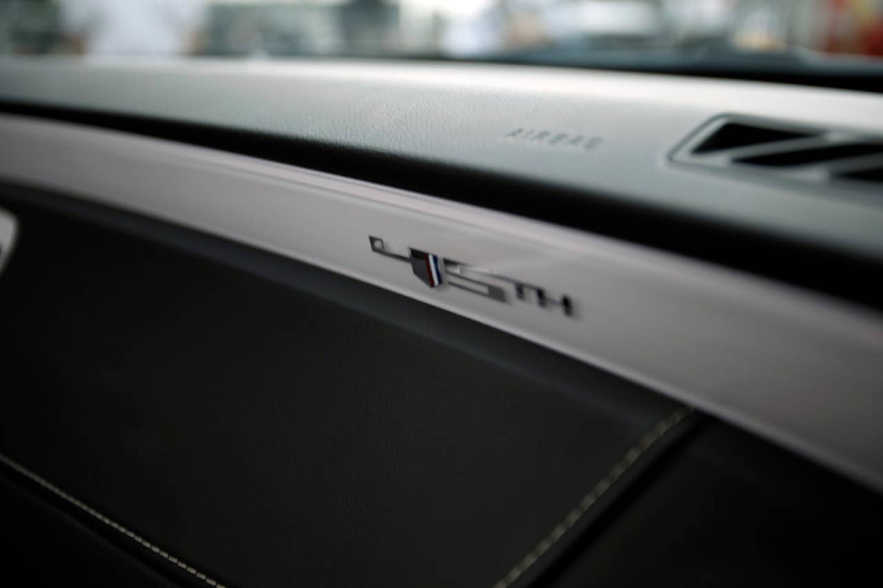 2012 Chevrolet Camaro 45th Anniversary Edition dash detail