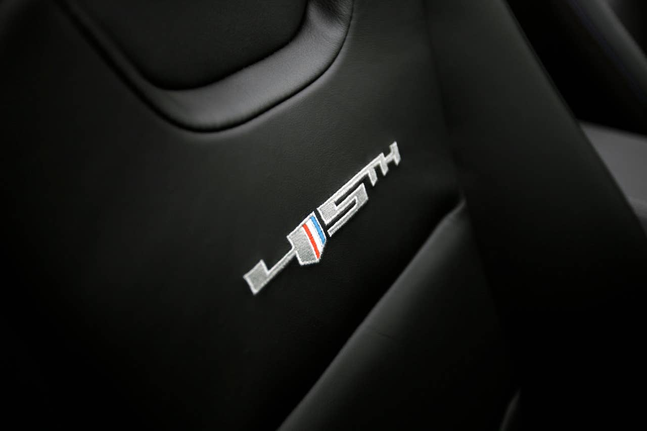 2012 Chevrolet Camaro 45th Anniversary Edition seat detail