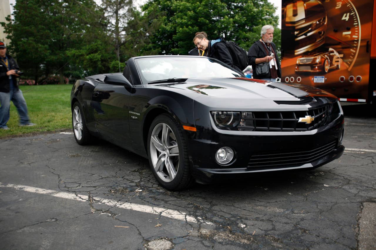 2012 Chevrolet Camaro 45th Anniversary Edition front 3/4