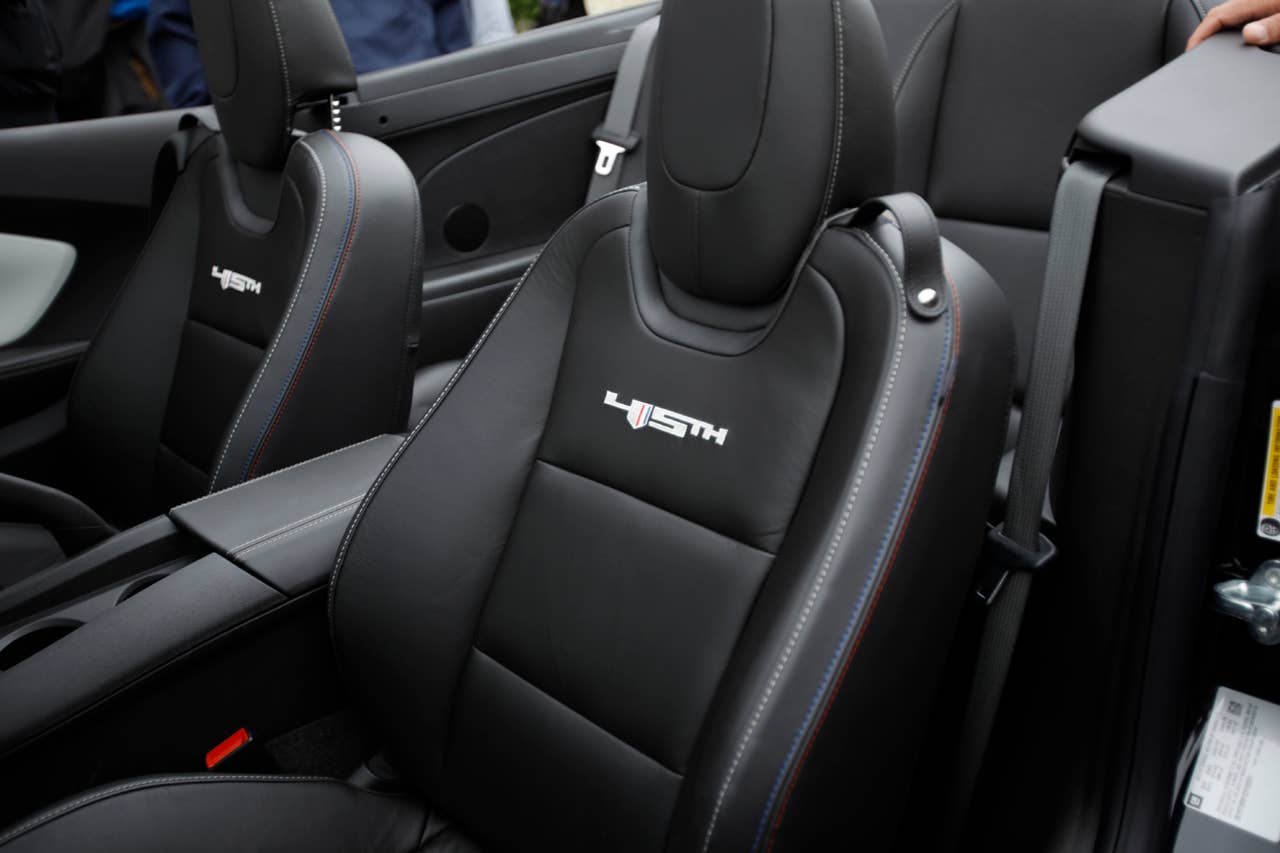 2012 Chevrolet Camaro 45th Anniversary Edition seats
