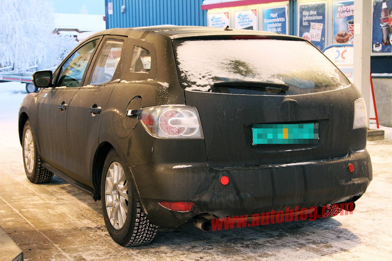 Mazda Small CUV spy shots