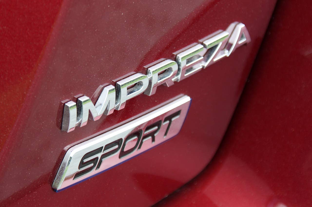 2012 Subaru Impreza badge