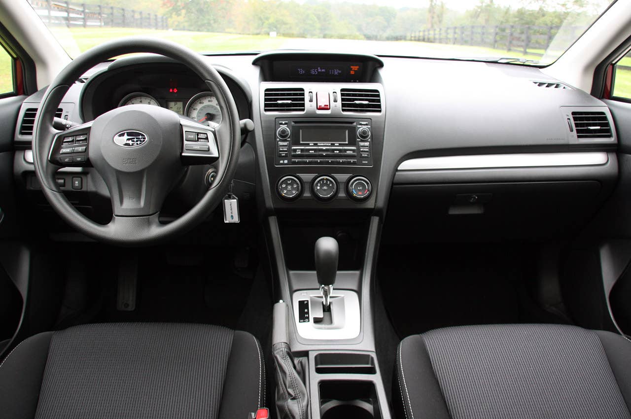 2012 Subaru Impreza interior