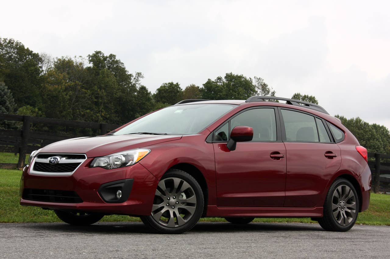 2012 Subaru Impreza front 3/4 view