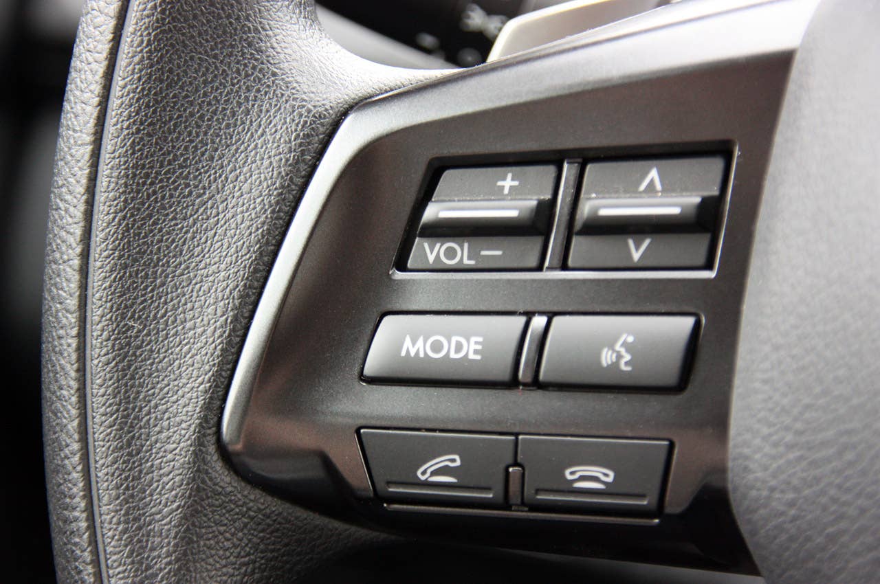 2012 Subaru Impreza steering wheel controls