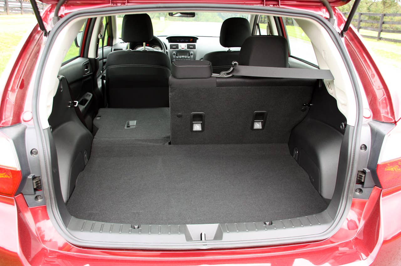 2012 Subaru Impreza rear cargo area